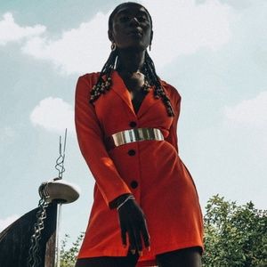 Orange BLAZER DRESS us 6